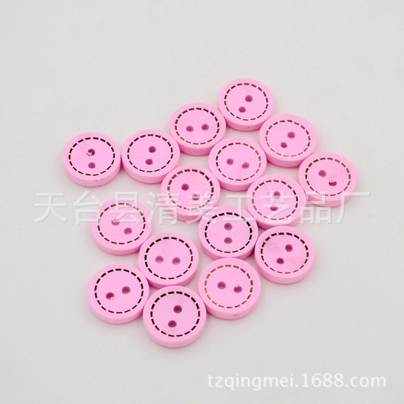 Envío libre botón de puntos hermosa decoración los niños hecho a mano botón 50 unidades por paquete comercio exterior