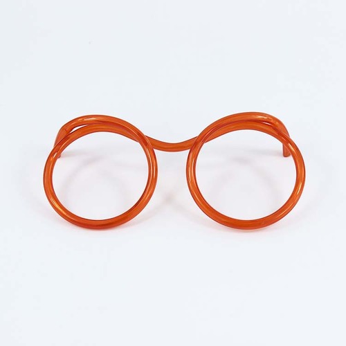 Funny and quirky children's glasses straw, eye straw, creative art DIY shape straw wholesale