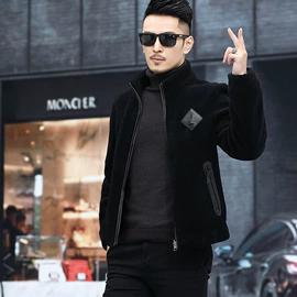 男式真皮皮衣;男式皮草;皮草