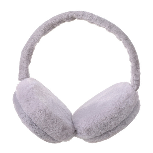 New Hamburg Folding Women's Warm Earmuffs Portable Men's and Women's Solid Color Winter Anti-Cold and Antifreeze Oversized Plush Earmuffs