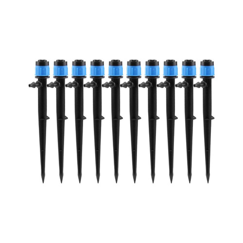 Full circle blue fountain mushroom spray head garden irrigation watering device low pressure micro spray detachable free adjustment 