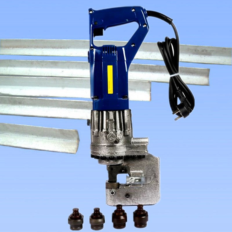 液压开孔器电动液压冲孔机10mm钢板打孔机手持式角铁角钢冲孔器