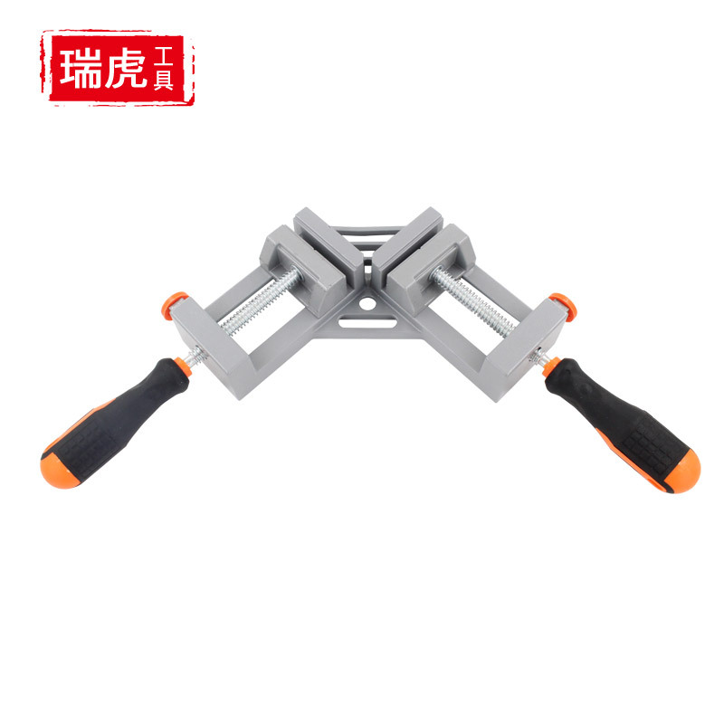 五金工具90度铝合金 单手柄双手柄木工直角夹 角度夹鱼缸相框工具