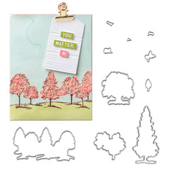 scrapbook DIY刀模碳鋼刀模配印章兒童DIY壓花印章刀模聖誕樹刀模