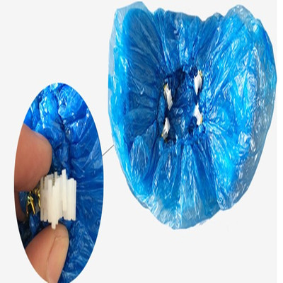 包邮一次性塑料鞋套T型G型卡扣防水加厚加大款家用鞋套机工厂批发|ru