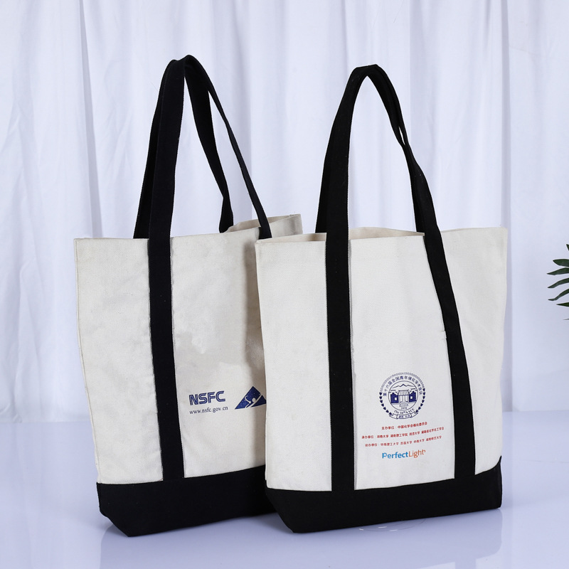 厂家定 做帆布袋空白手提棉布袋广告宣传创意帆布袋定 制LOGO