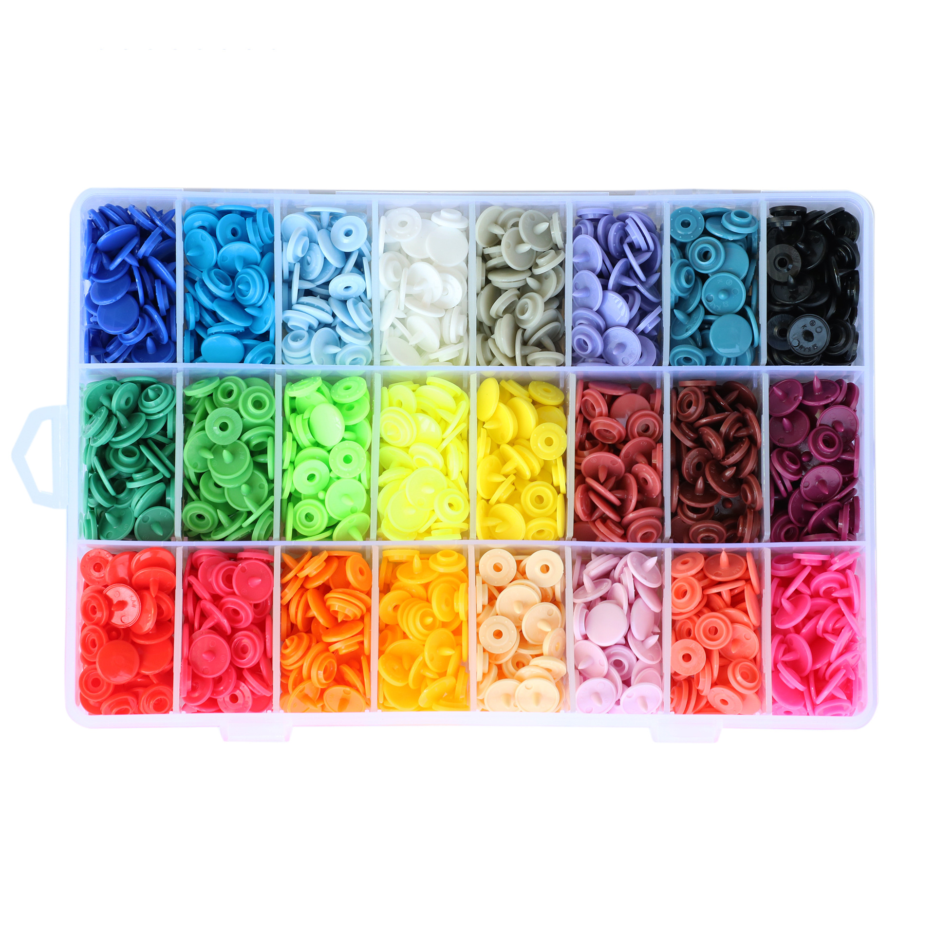 Juego de Botones de Resina Hualian T3 con Herramientas para Bebés y Niños Pequeños, en Caja, de Plástico, para Fabricantes Transfronterizos