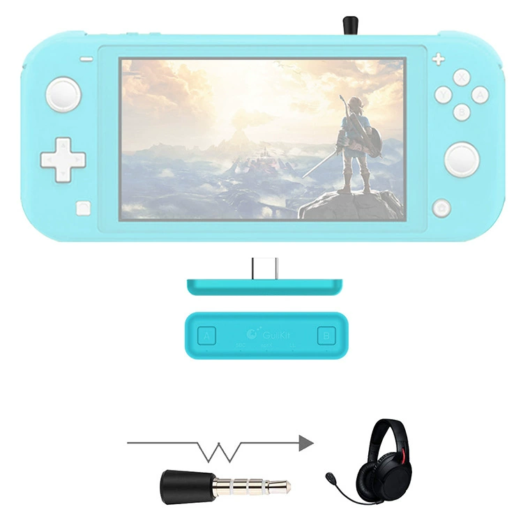 Gulikit 谷粒 PS5 Switch NS07 Bluetooth адаптер гарнитуры, NS-to-приёмник 5.0 Qualcomm AIR