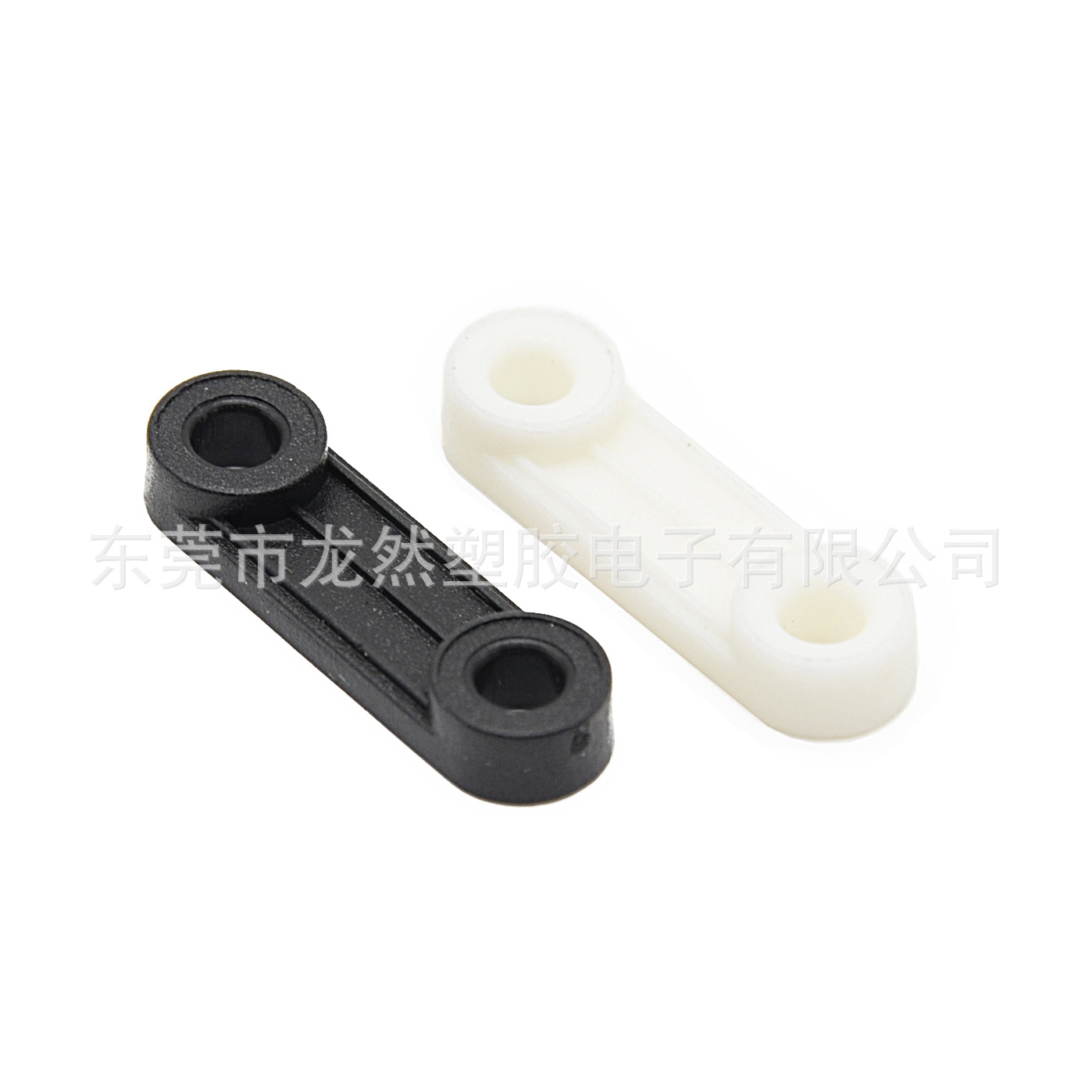 龙然厂家直销 塑料电缆压线扣 塑胶一字压线板 中心孔距18mm