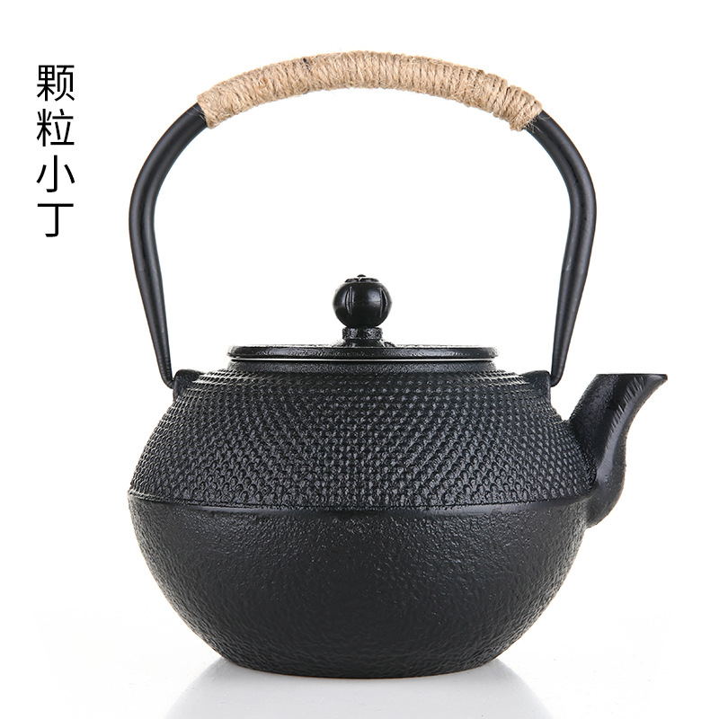 玄逸堂铸铁茶壶铁瓶小钉1.2L老铁壶 厂家 功夫茶具批发手工锻造