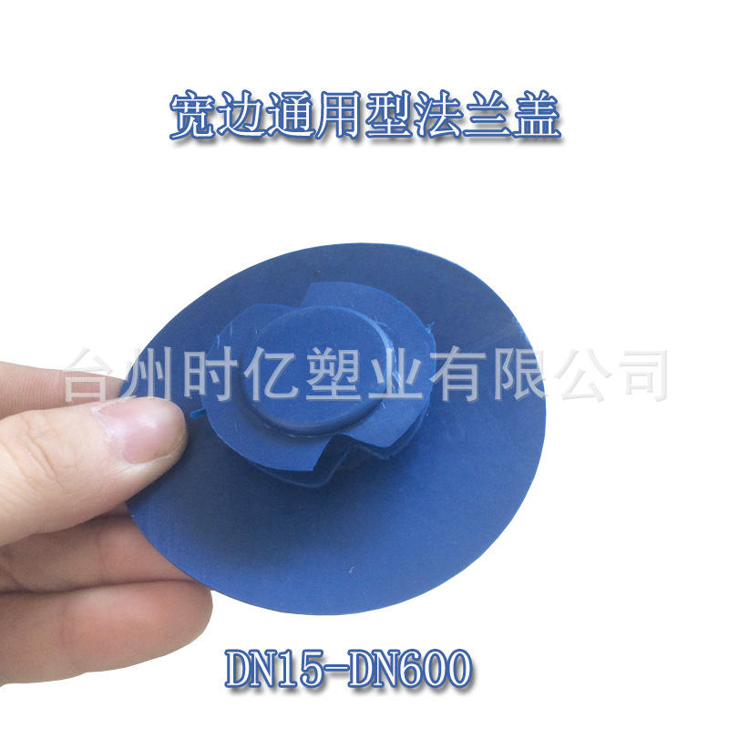 宽边通用型法兰防尘保护盖美标国标塑料阀门堵头内扣式不带螺栓孔
