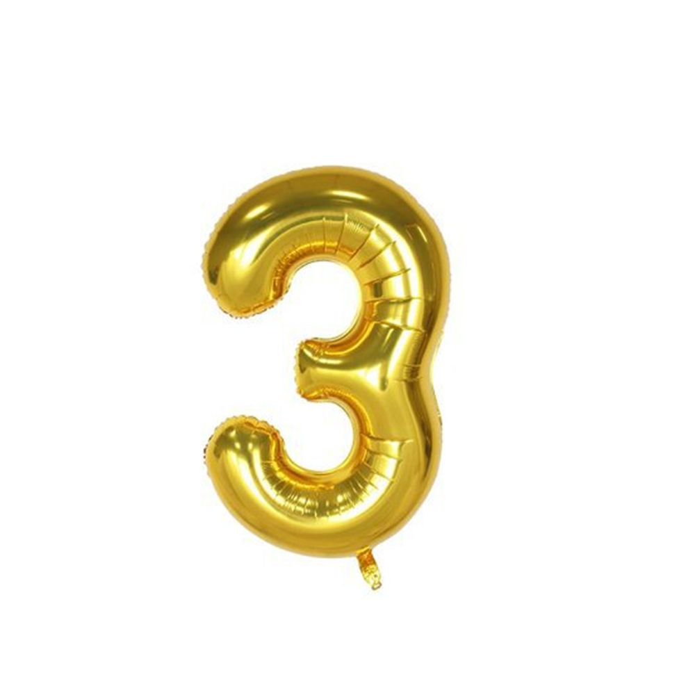 Globo digital de 16 pulgadas versión americana globo digital dorado decoración de cumpleaños de boda globo digital de papel de aluminio de 16 pulgadas