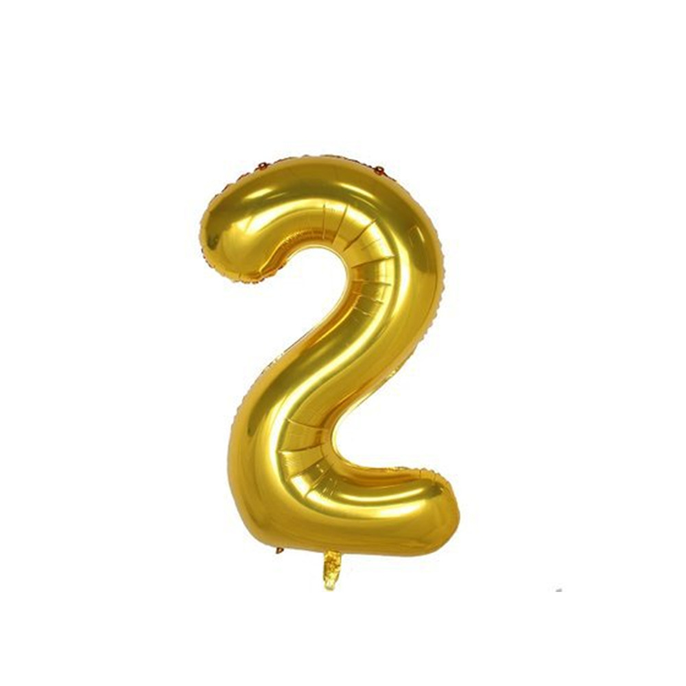 Globo digital de 16 pulgadas versión americana globo digital dorado decoración de cumpleaños de boda globo digital de papel de aluminio de 16 pulgadas