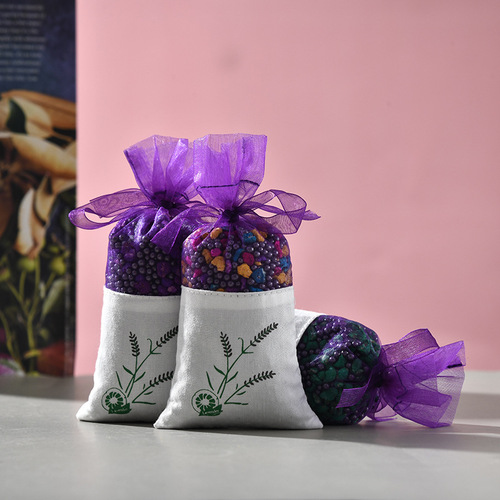 Car Aromatherapy Scent Bag Solid Car Aromatherapy Deodorant Air Freshener Wardrobe Cabinet Drying Charcoal Bag