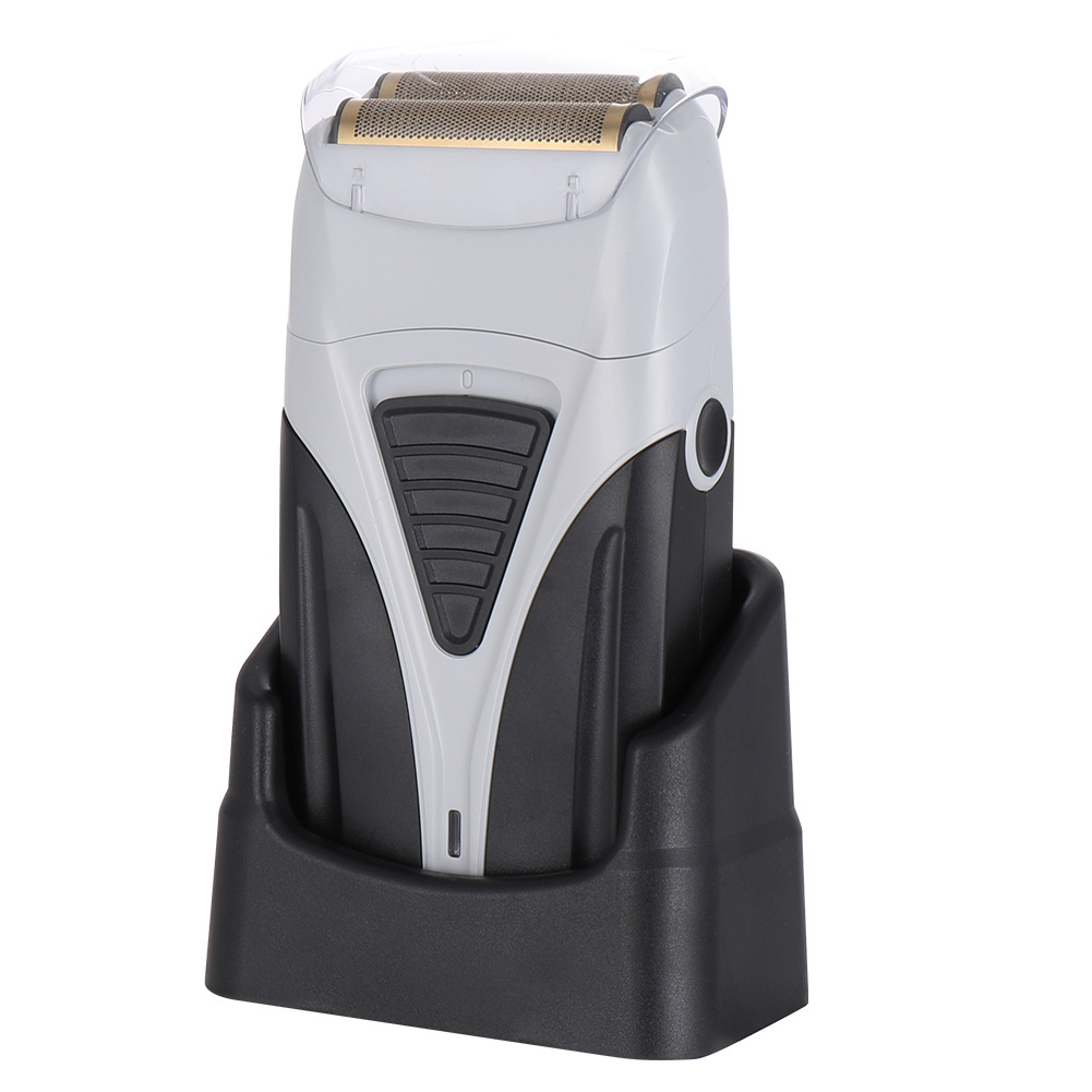 Procating Afeitadora eléctrica máquina de afeitar USB push blanco doble red fuerte portátil hombres traje afeitar