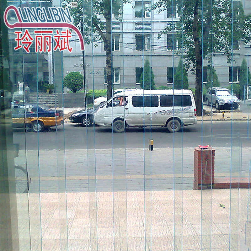 pvc soft door curtain supermarket air conditioning insulation air curtain kitchen fume partition transparent Dustproof windshield plastic wholesale