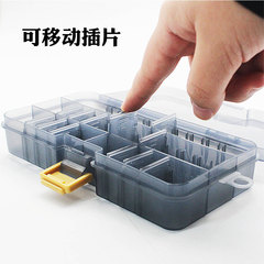 Wholesale Lure Box Storage Box Model M Gray Removable Dividers Single or Double Layer Tool Box Large Capacity Fishing Tackle Box