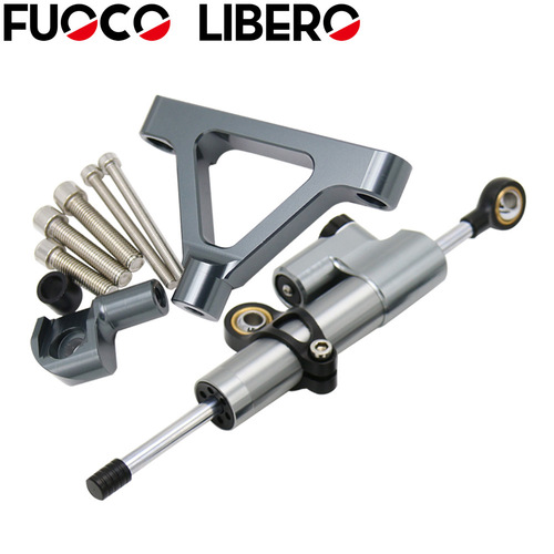 Applicable for Kawasaki ZX6R Motorcycle Modification 07-08 Year Titanium Scale Direction Damper Fixed Code Shock Mount Bracket