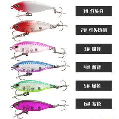 4.5cm/3.3g Weihai Fishing Bait Wholesale Floating Hard Lure Mini Pencil Topwater Artificial Lure with Built-in Rattles