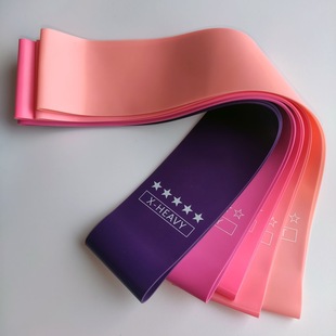 Cross-border Stretch Ring Stretch Belt Gradient Powder Combination suit Tension Belt Yoga Sports Stretch Belt