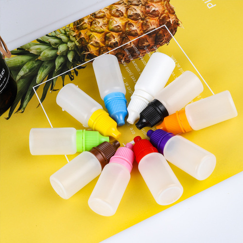 Manufacturer wholesale 5 10 15 20 30ml eye drop bottle plastic bottle dropper bottle pigment packaging liquid bottle