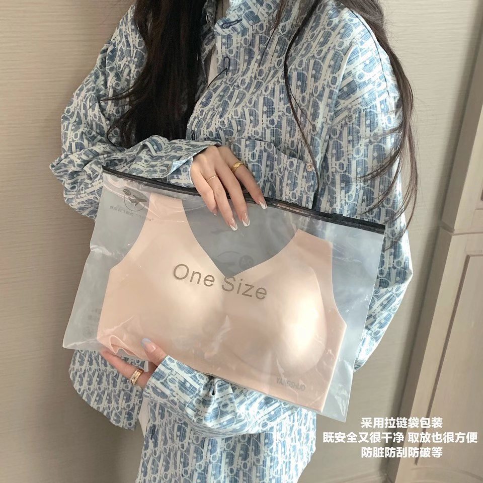 Ropa interior de terciopelo con chip cuántico Chaleco de mujer de una sola pieza sin costuras reunidas transpirable simple ropa interior de niña