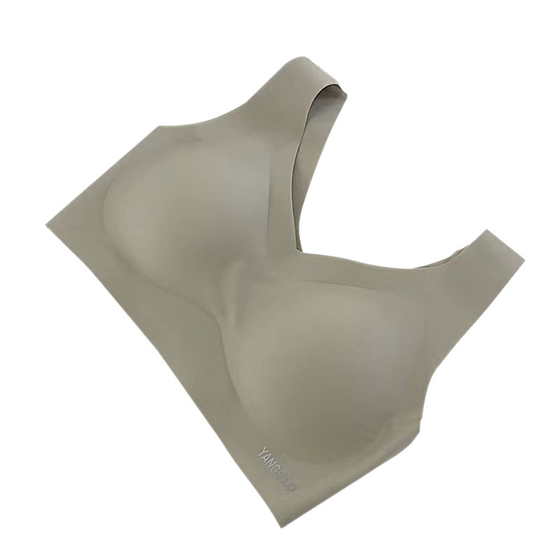 Ropa interior de terciopelo con chip cuántico Chaleco de mujer de una sola pieza sin costuras reunidas transpirable simple ropa interior de niña