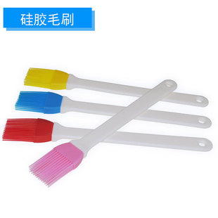 Tianlin white handle silicone brush high temperature resistant silicone cream brush cake baking sauce bbq Barbecue Brush