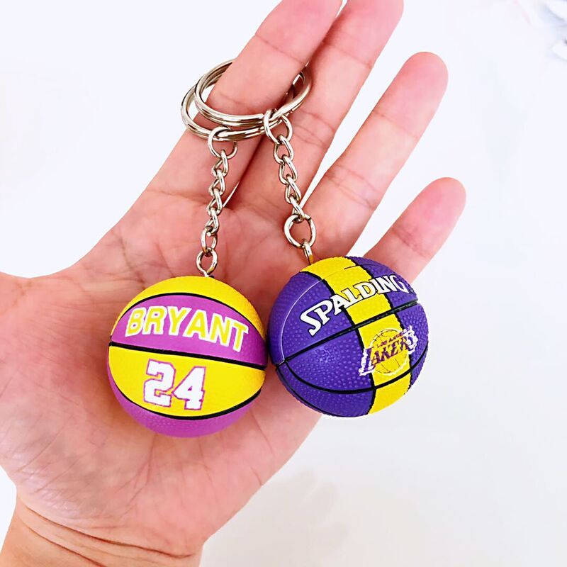 Foreign trade hot basketball key chain James Curry Durant Kobe Harden Owen pendant gift