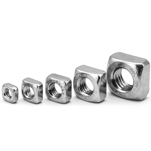 304 stainless steel square nut galvanized square nut nickel plated square nut cap M3|M4|M5|M6