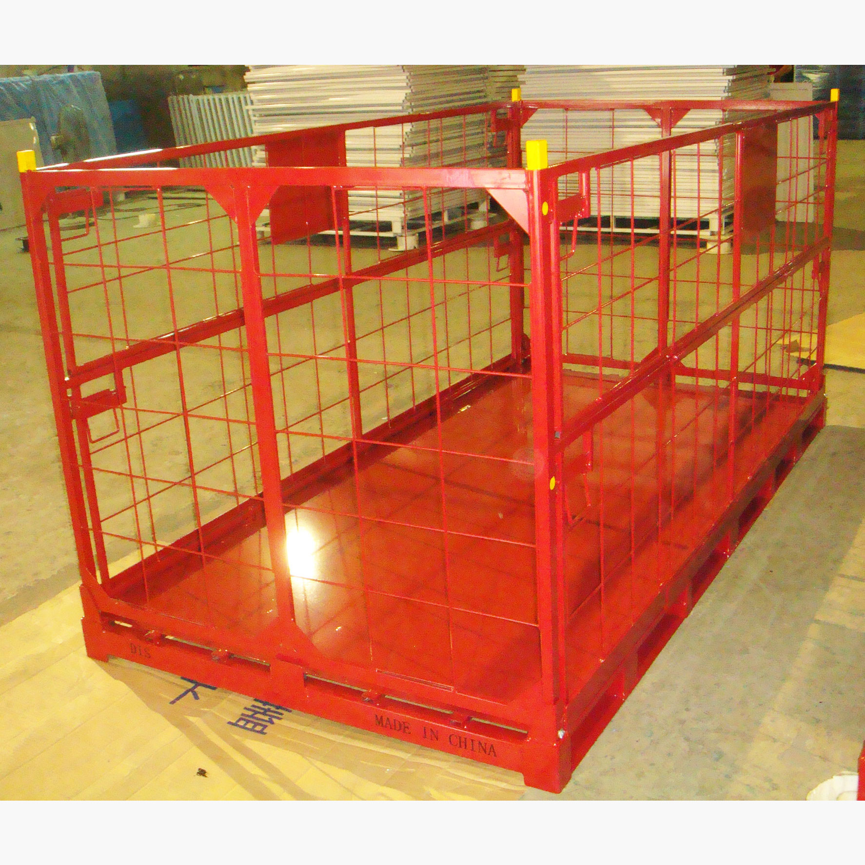 宁波厂家供应金属托盘铁箱周转箱铁托盘金属网箱CL-56