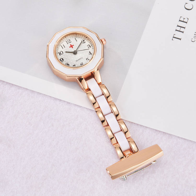 Foreign trade hot diamond dripping nurse watch hanging watch retro quartz watch hanging watch pocket watch gift watch factory direct sales