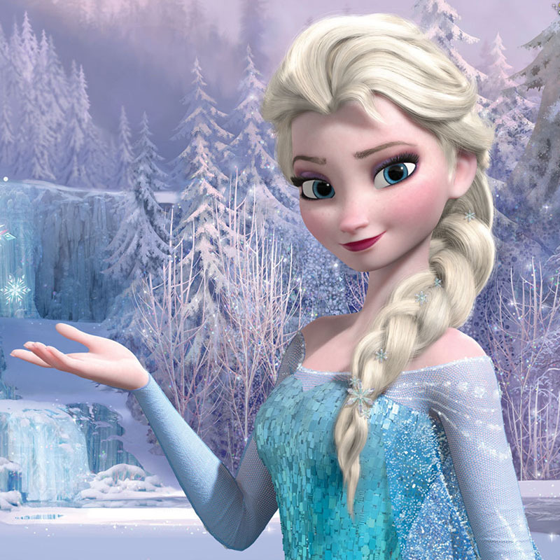 Frozen Elsa wig beige handmade braided wig European and American wig factory price direct supply more than one wholesale