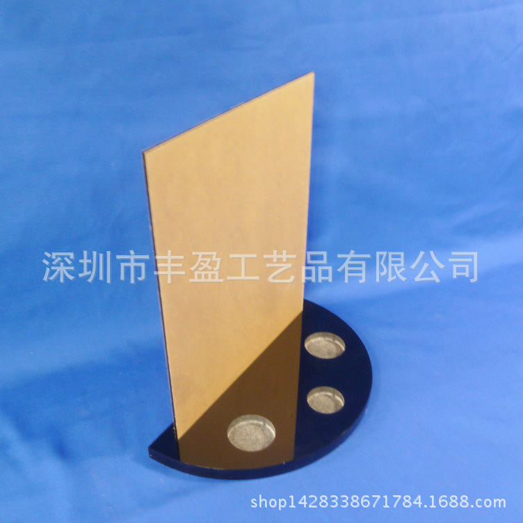 工厂生产圆弧形亚克力彩妆展示架 有机玻璃化妆品展示架