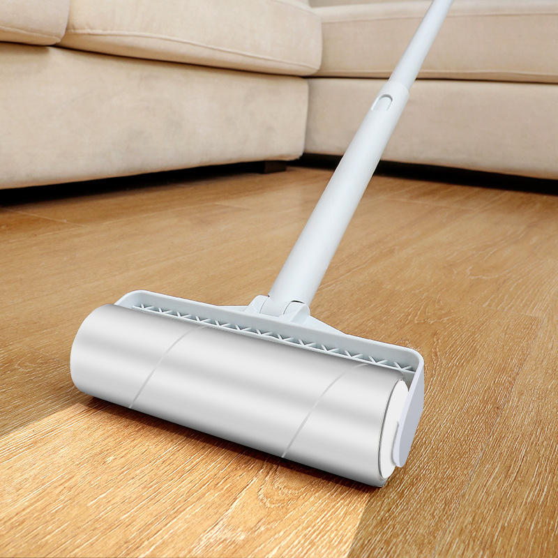YT 5010 Long Handle Roller Brush Household Roller Sticking Dust Ash Sucking Hair Floor Sticky Hair Artifact Sticking Hair Roller