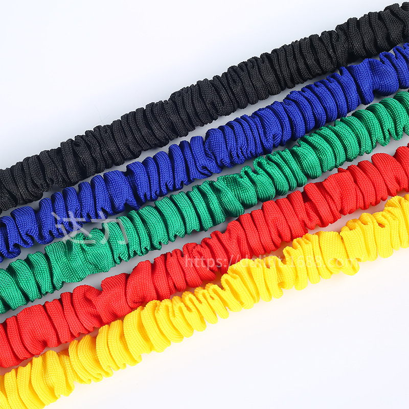 Trazador de piernas de látex de venta caliente transfronterizo entrenamiento muscular cinturón anti-rotura funda de tela entrenador de músculos de piernas