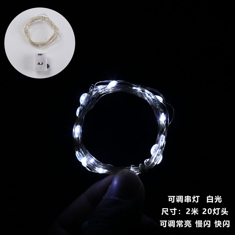 Luminoso Bouquet decoración LED pequeñas luces de colores luces de la secuencia cálida luz de la secuencia creativa romántica vacaciones flores material de embalaje lote