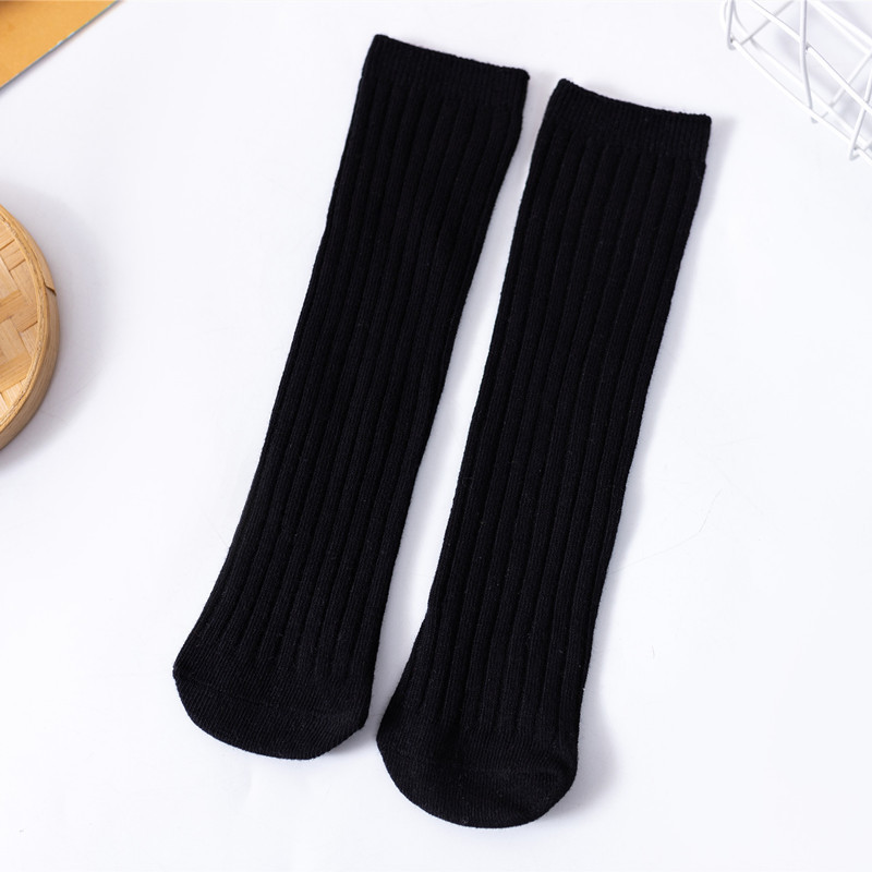 Calcetines de pila para NIÑOS Calcetines rectos sin tacón doble aguja a rayas a media pantorrilla niños grandes color brillante color sólido todo fósforo calcetines para padres e hijos