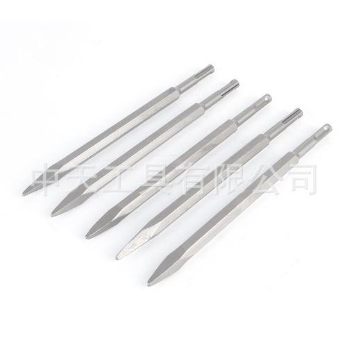 Zhongtian Tools Electric Pickaxe Chisel Electric Pickaxe Long Hexagonal Chisel Concrete Wall Excavation Large Quantity Advantage