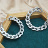 Chain, fashionable small earrings, 2020, European style, internet celebrity