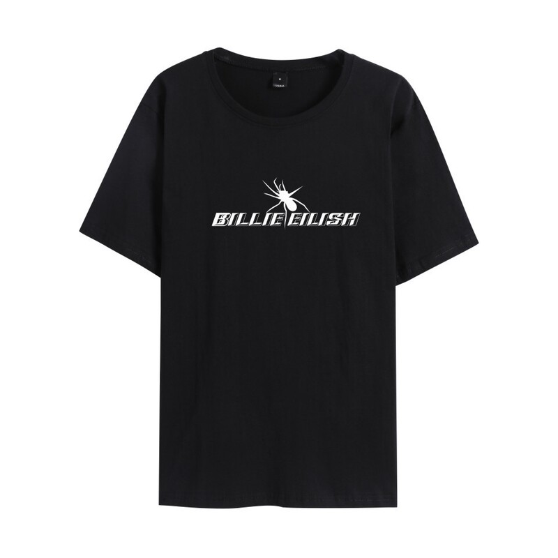 Cross-border European and American singer Billie Eilish (Billie Eilish) new men's and women's round neck short sleeve t-shirt
