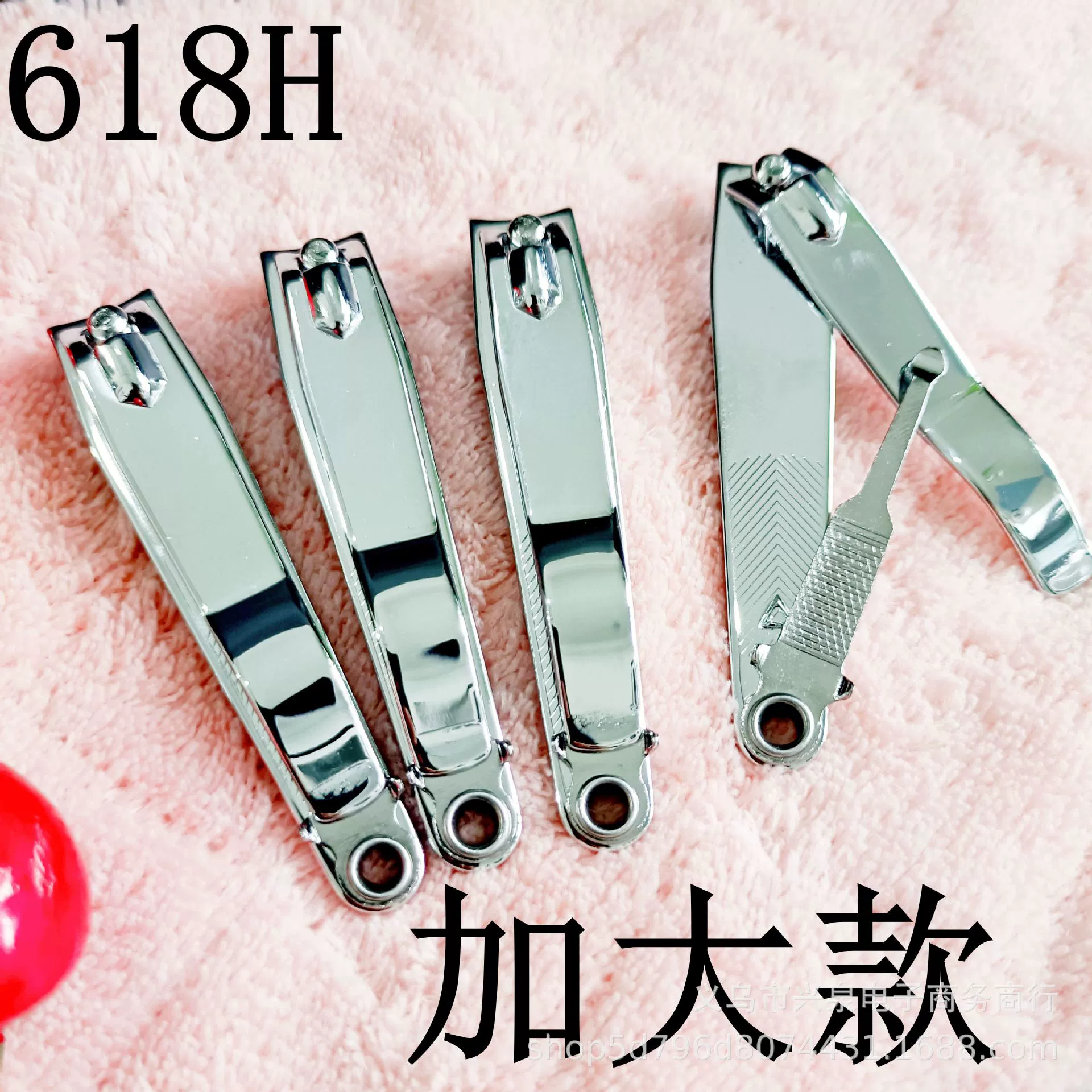 618H большая машинка для стрижки ногтей с ушной ложкой, большая металлическая машинка для стрижки ногтей, портативная