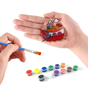 ��ͯ�Tɫdiy�ֹ�ˮ��3D���w���ˮ�����L��ˮϴ�ʴ�12pcs�D�����l