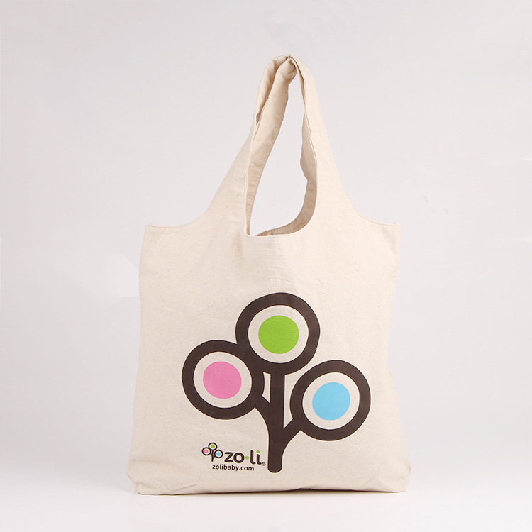 棉布彩印购物袋 涤棉帆布手拎兜子 广告宣传背包挎包可印LOGO