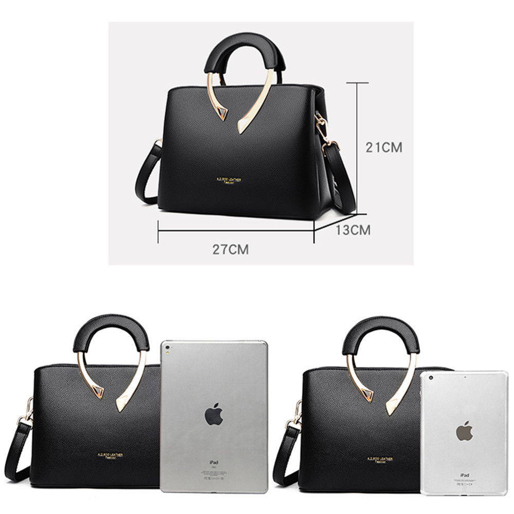 Entrega de una pieza 2020 bolsa de asas portátil de moda de comercio exterior de gran capacidad pu bolso de mujer simple bolso de mensajero de hombro Retro