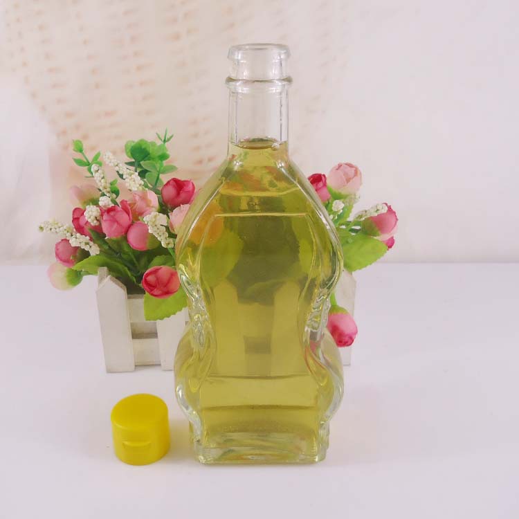 厂家直销270ml扁麻椒花椒调味油玻璃瓶 加厚香油辣椒油瓶