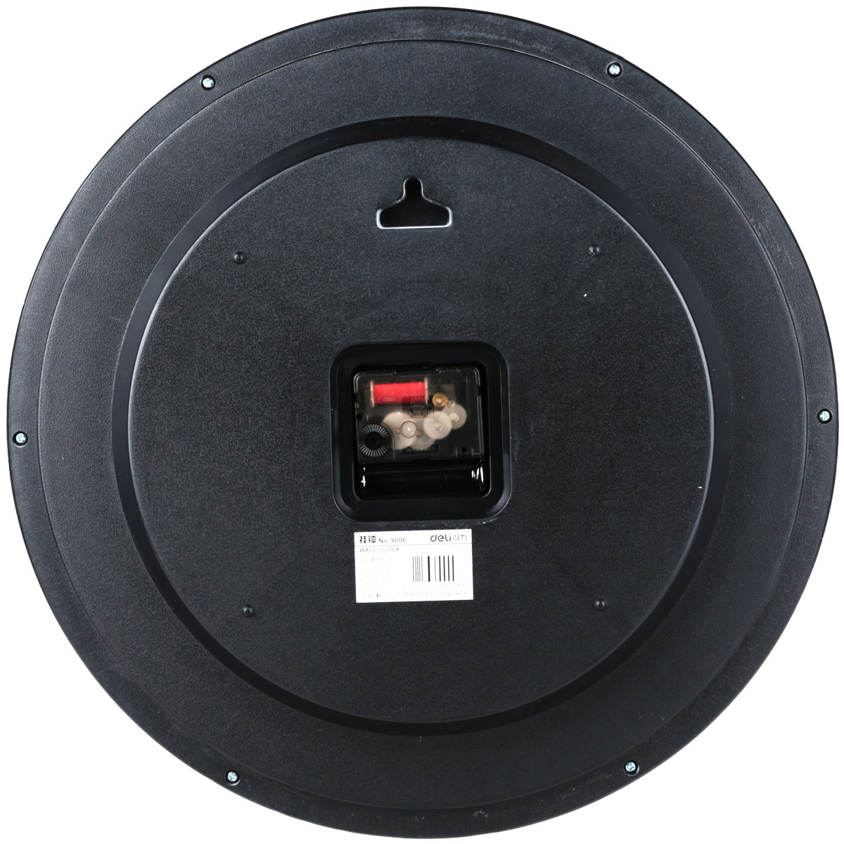 Deli/Deli 9006/9005/9007 Reloj de pared decorativo cuadrado redondo digital disponible en la oficina simple y de moda image 6