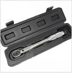 メーカー直販1/4調整式ラチェットトルクレンチのトルクプリセット式5-25 3/8 1/2金物工具
