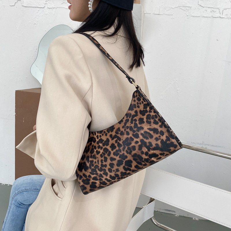 Bolso mujer leopardo axila rayas impreso nicho​ image 4