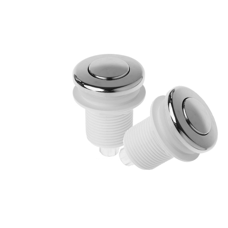 Procesador de basura accesorios impermeable neumático interruptor de presión de aire masaje bañera motor neumático botón de arranque